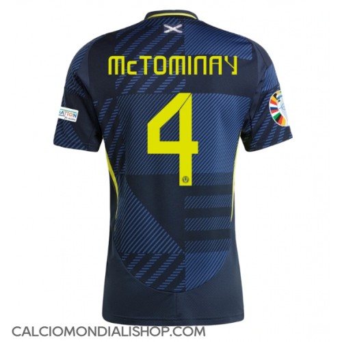 Maglie da calcio Scozia Scott McTominay #4 Prima Maglia Europei 2024 Manica Corta